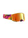 Alpinestars Supertech Corp MX Goggles Yellow/Pink Mirror Red