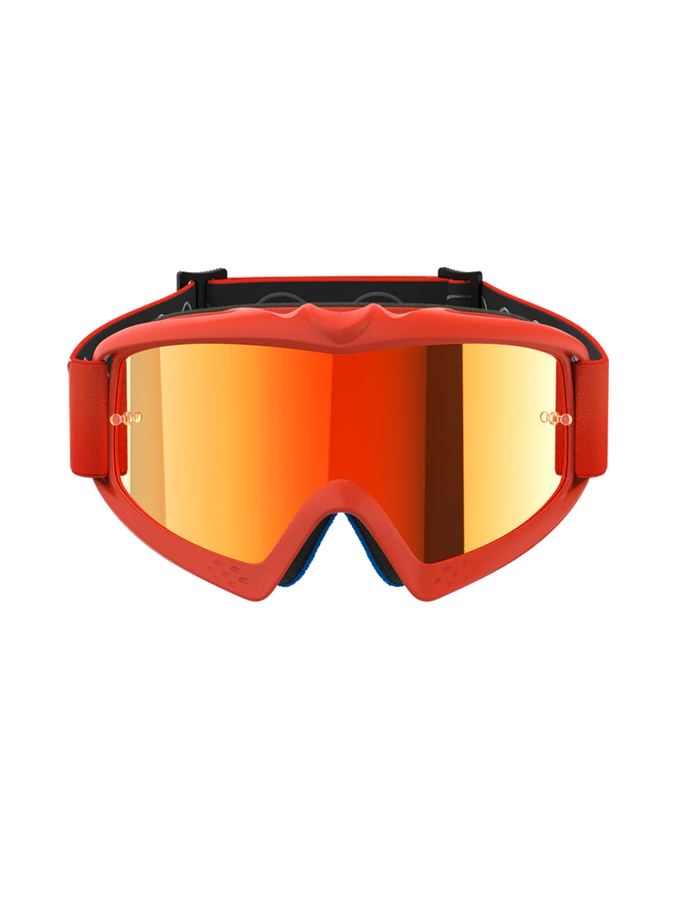 Alpinestars Youth Vision Corp MX Goggles Orange Mirror Red
