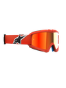 Alpinestars Youth Vision Corp MX Goggles Orange Mirror Red