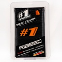 One Gripper Ribbed Seat Cover Black/Orange