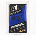 One Gripper Ribbed Seat Cover Blue/Black