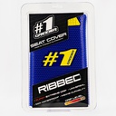 One Gripper Ribbed Seat Cover Blue/Yellow