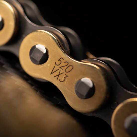 DID Chain 520 126L VX3 X-Ring ZB Rivet Gold/Black