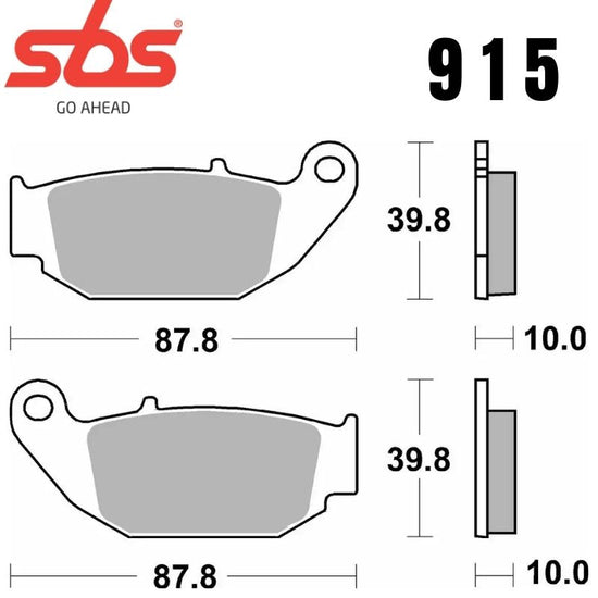 SBS Brake Pad FA629 Ceramic