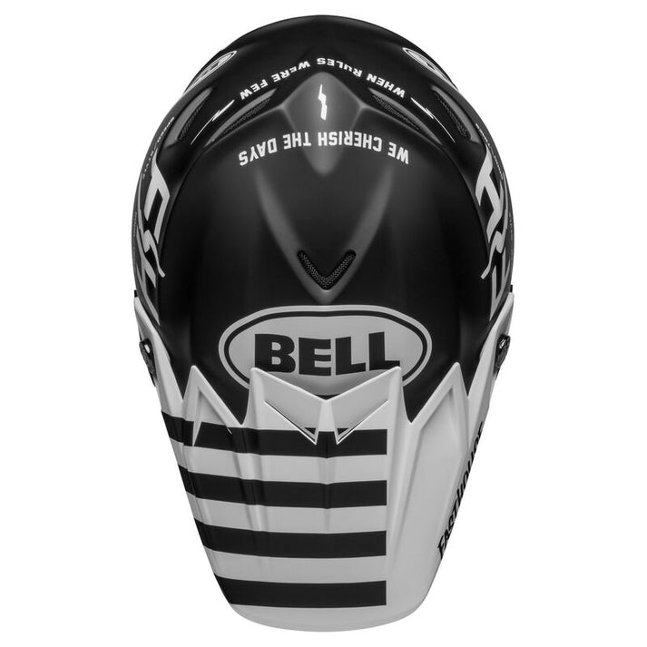 Bell Moto-9S Flex Fasthouse Flex Crew MX Helmet Matte Black/White