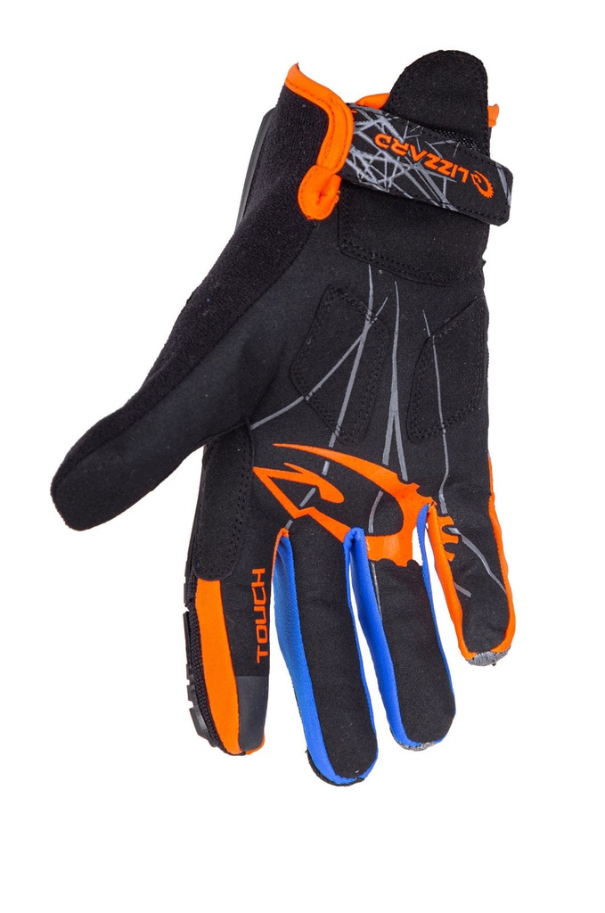 Lizzard Raptor Long Finger MX Glove Black/Orange