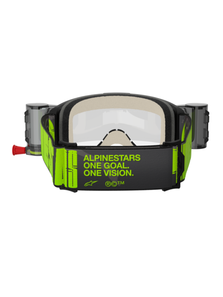 Alpinestars Vision 5 Hollow Goggles Charcoal/Yellow Mirror Roll-Offs