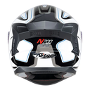 Nitro Helmet Full Face N700 Contour Black/White/Gun Metal