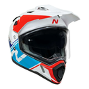 Nitro Helmet Adventura White/Red/Blue/Light Blue