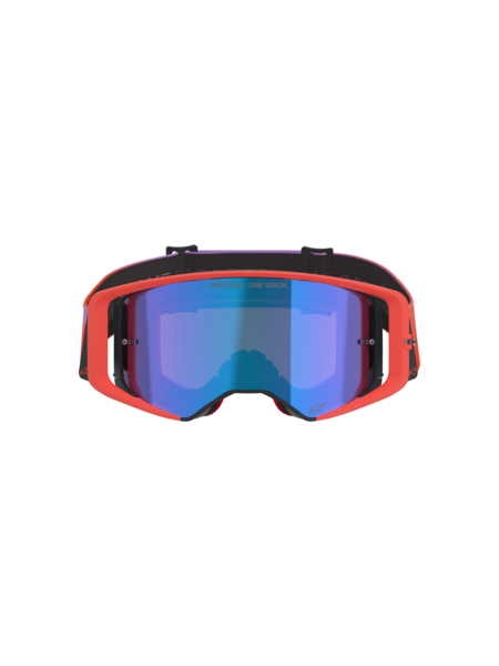 Alpinestars Supertech Corp Goggles Hot Coral/Purple Mirror Blue