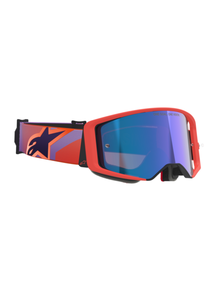 Alpinestars Supertech Corp Goggles Hot Coral/Purple Mirror Blue