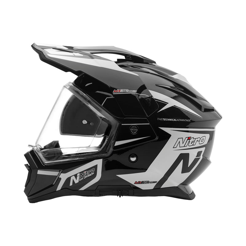 Nitro Helmet Podium Black/White