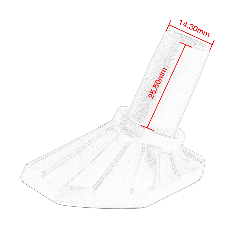 Racecraft Kick Stand Foot Piece Grey KTM150-500 '08-20|HSQ125-501 '14-20