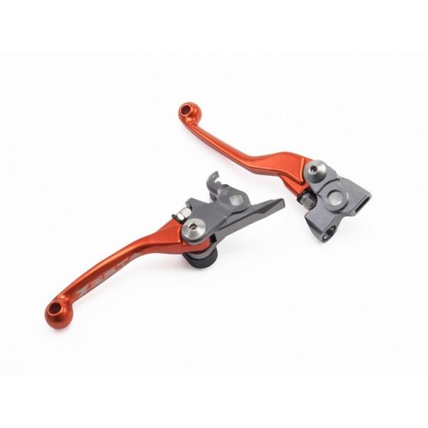 Zeta Pivot Lever Set FP KTM125EXC|200XCW'14-16 Orange