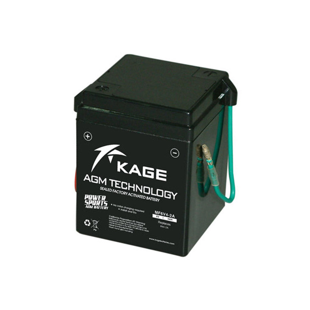 Kage Motorcycle Battery Sealed MF6V4-2A