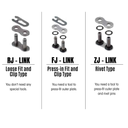 DID Masterlink 520 VX3 XRing FJ Clip Gold/Black