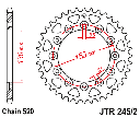 JT Sprocket Rear JTR245/2 50T