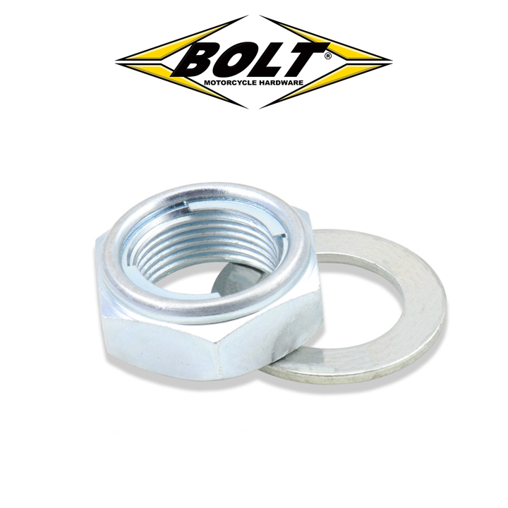 Bolt Locking Axle Nut & Washer M22