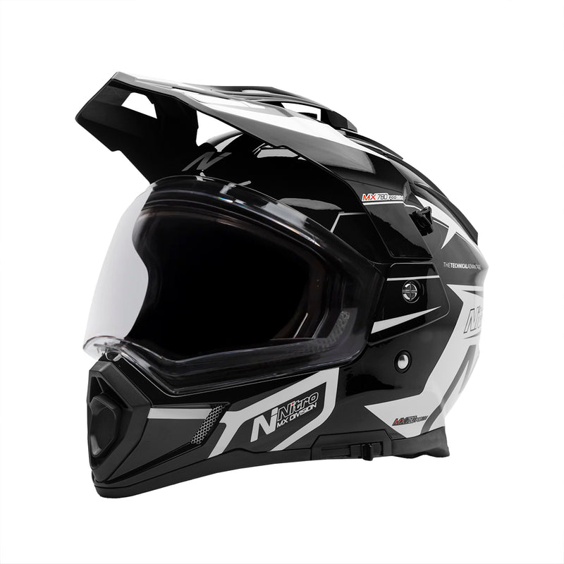 Nitro Helmet Podium Black/White