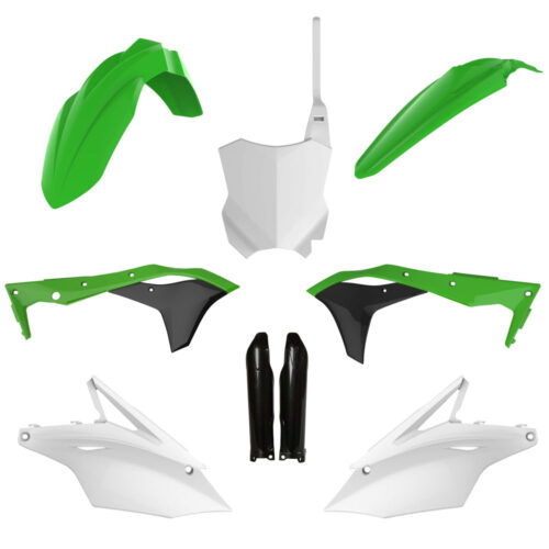 Polisport Plastic Kit KX250F '17-20 OEM Green/White