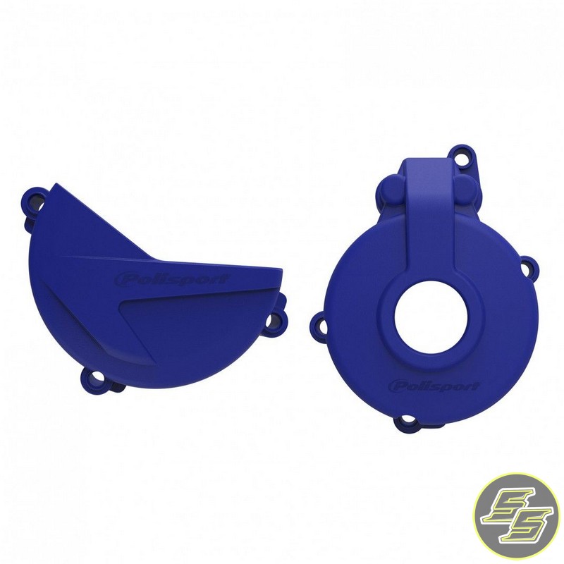 Polisport Clutch & Ignition Cover Protector Kit Sherco SE-F 250|300 '14-23 S Blue