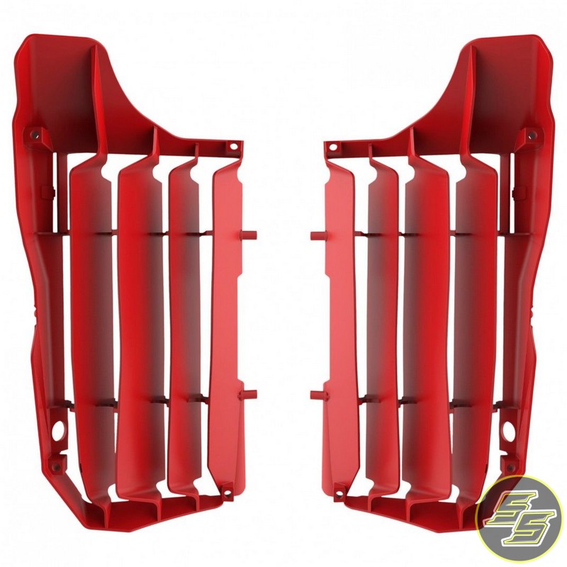 Polisport Radiator Louvers Honda CRF250R '20-21 Red