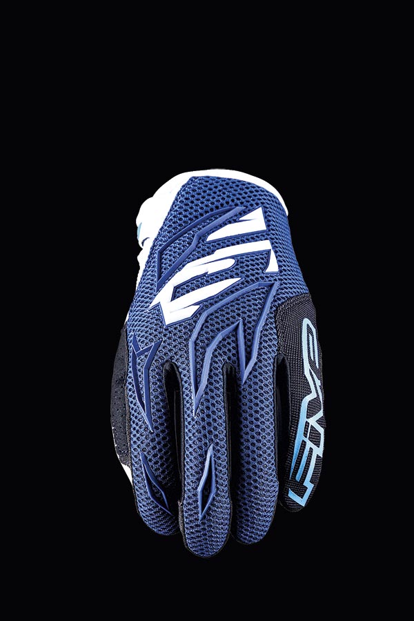 Five MXF3 MX Glove Blue/White (Small)