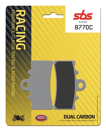 [SBS-877DC] SBS Brake Pad FA606 Racing Dual Carbon Front