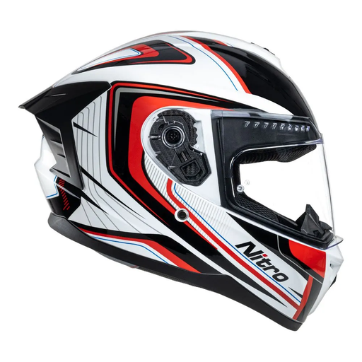 [NIH-N700-CONBWR] Nitro Helmet Full Face N700 Contour Black/White/Red