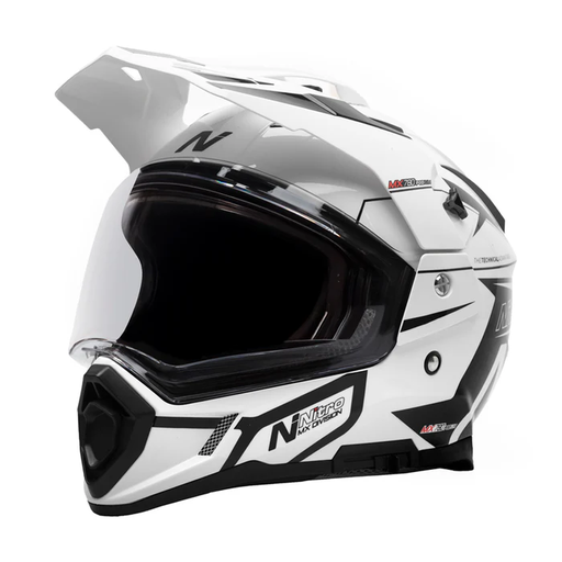 [NIH-PODBW] Nitro Helmet Podium White/Black