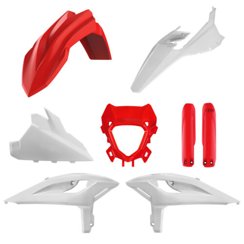 [POL-91595] Polisport Plastic Kit Beta RR X-Pro/Racing '25- OEM Red/White