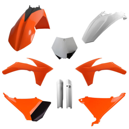 [POL-91443] Polisport Plastic Kit KTM SX/SX-F '11 Orange/White