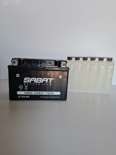 [SAB-GTX9-BS] Sabat Battery GTX9-BS Dry with Acid